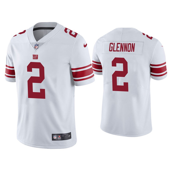 White New York Giants #2 Mike Glennon Vapor Untouchable Limited Stitched Jersey - NYG32