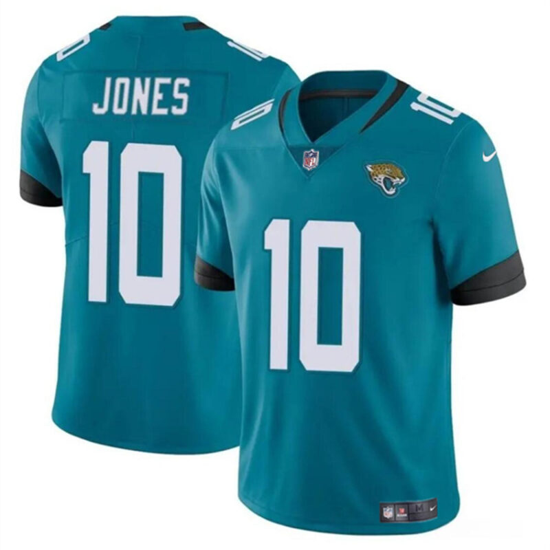 Teal Jacksonville Jaguars #10 Mac Jones Vapor Untouchable Limited Stitched Jersey - JVG175
