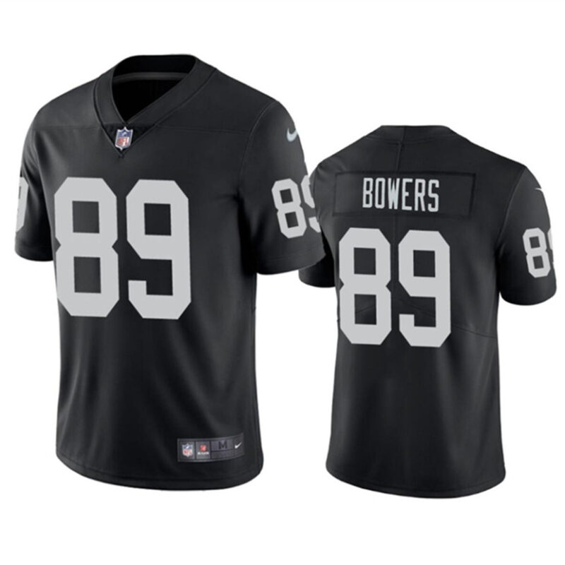 Black Las Vegas Raiders #89 Brock Bowers 2024 Draft Vapor Stitched Football Jersey - LVR261