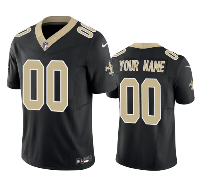 Black New Orleans Saints Active Player Custom 2023 F.U.S.E. Vapor Untouchable Limited Stitched Jersey - NOS107