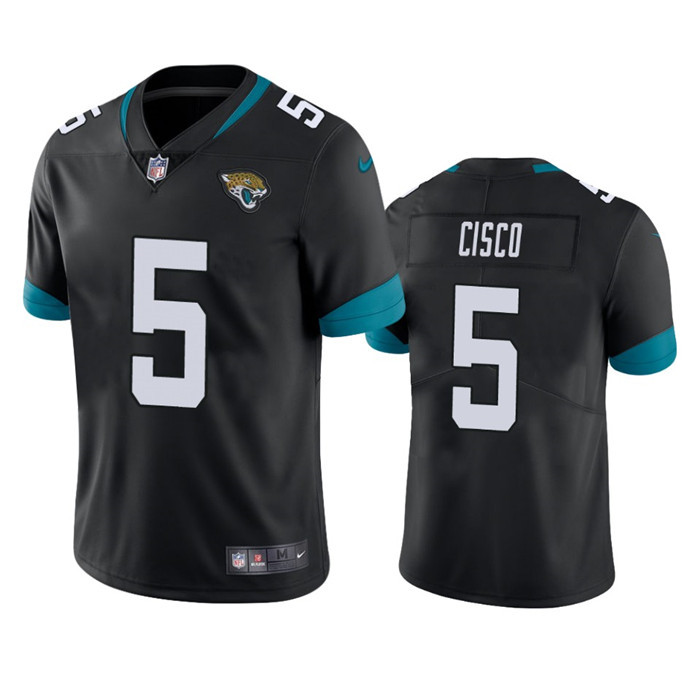 Black Jacksonville Jaguars #5 Andre Cisco Vapor Untouchable Limited Stitched Jersey - JVG130