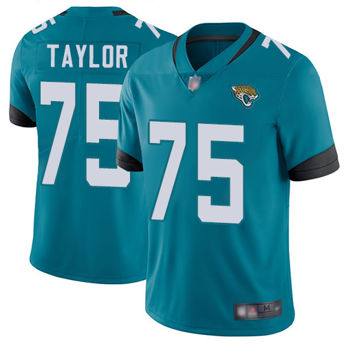 Nike Jaguars #75 Jawaan Taylor Teal Green Alternate Stitched NFL Vapor Untouchable Limited Jersey - JVG184