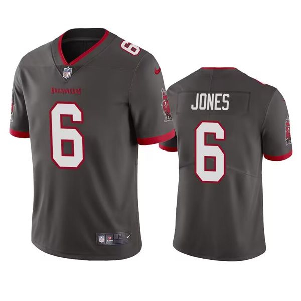Grey Tampa Bay Buccaneers #6 Julio Jones Vapor Untouchable Limited Stitched Jersey - TBB207