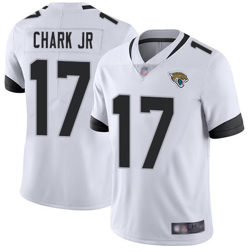Nike Jaguars #17 DJ Chark Jr White Stitched NFL Vapor Untouchable Limited Jersey - JVG27