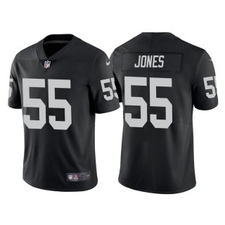 Black Las Vegas Raiders #55 Chandler Jones Vapor Limited Stitched Jersey - LVR197