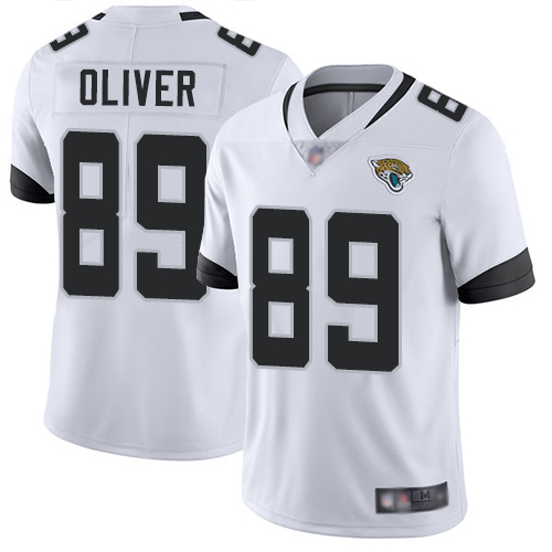 Nike Jaguars #89 Josh Oliver White Stitched NFL Vapor Untouchable Limited Jersey - JVG158