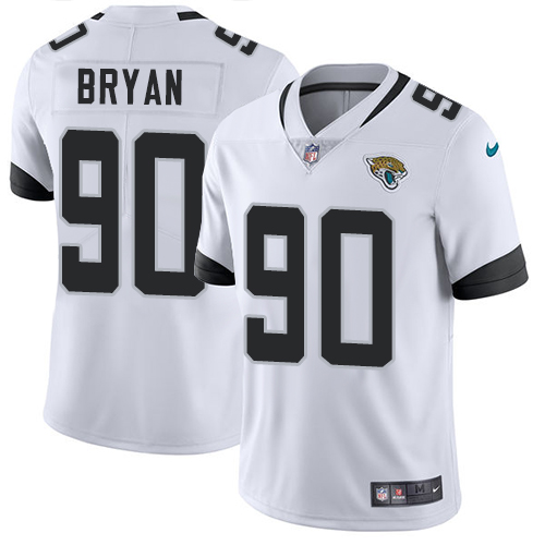 Nike Jaguars #90 Taven Bryan White Stitched NFL Vapor Untouchable Limited Jersey - JVG60