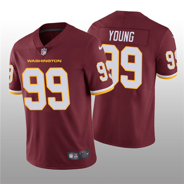 Washington Football Team Red #99 Chase Young Vapor Untouchable Limited Stitched Jersey - WAC83