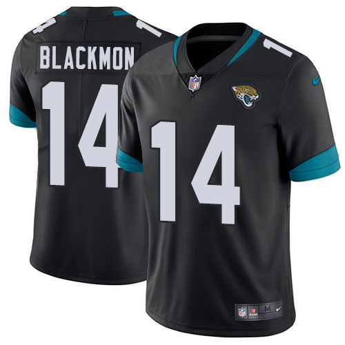 Nike Jaguars #14 Justin Blackmon Black Team Color Stitched NFL Vapor Untouchable Limited Jersey - JVG93