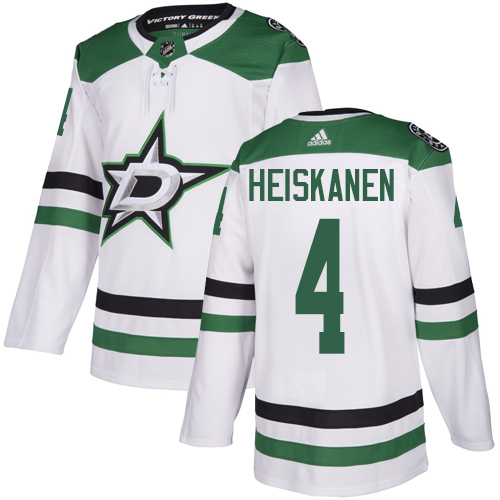 Adidas Stars #4 Miro Heiskanen White Road Authentic Stitched NHL Jersey - DLS148