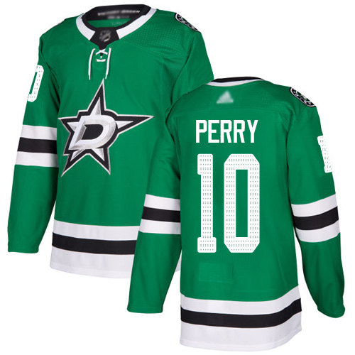 Adidas Stars #10 Corey Perry Green Home Authentic Stitched NHL Jersey - DLS236
