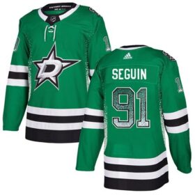Adidas Stars #91 Tyler Seguin Green Home Authentic Drift Fashion Stitched NHL Jersey - DLS224
