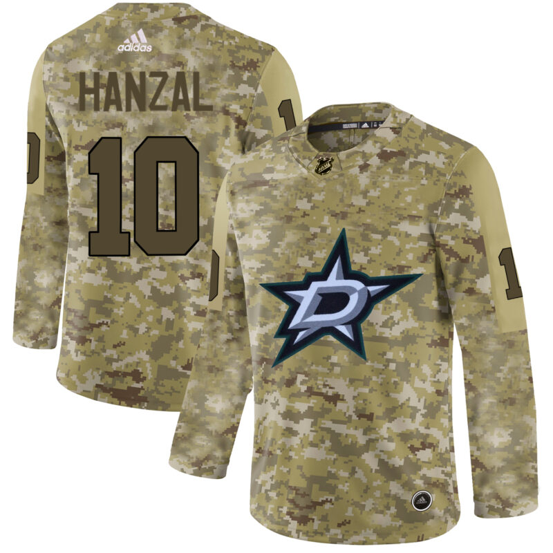 Adidas Stars #10 Martin Hanzal Camo Authentic Stitched NHL Jersey - DLS218