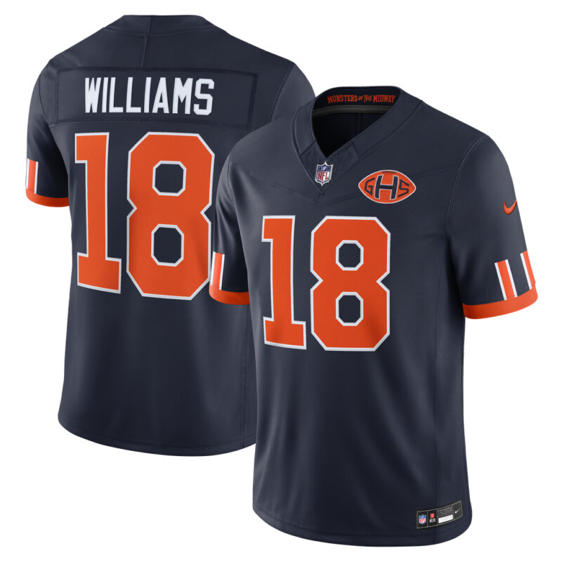 [All Players] Chicago Bears Nike 2026 Rivalries Collection Stitched Limited Jersey - Navy - CBJ653